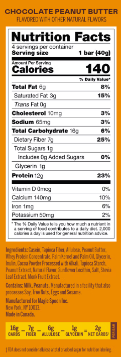 Magic Spoon - Marshmallow Protein Treats, Chocolate Peanut Butter - GF, SF, LC, KETO & DIABETIC FRIENDLY