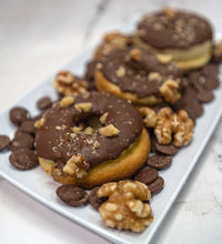 Load image into Gallery viewer, Keto Banana Nut Doughnuts - Keto Donuts - Gluten Free, Sugar Free, Low Carb &amp; Keto Approved
