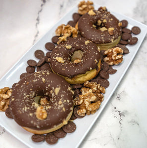 Keto Banana Nut Doughnuts - Keto Donuts - Gluten Free, Sugar Free, Low Carb & Keto Approved