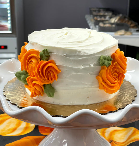 PICK UP ONLY - Carb Smart Pumpkin Cake, Slice or Whole Cake- Gluten Free, Sugar Free, Low Carb & Keto Approved (Copy)