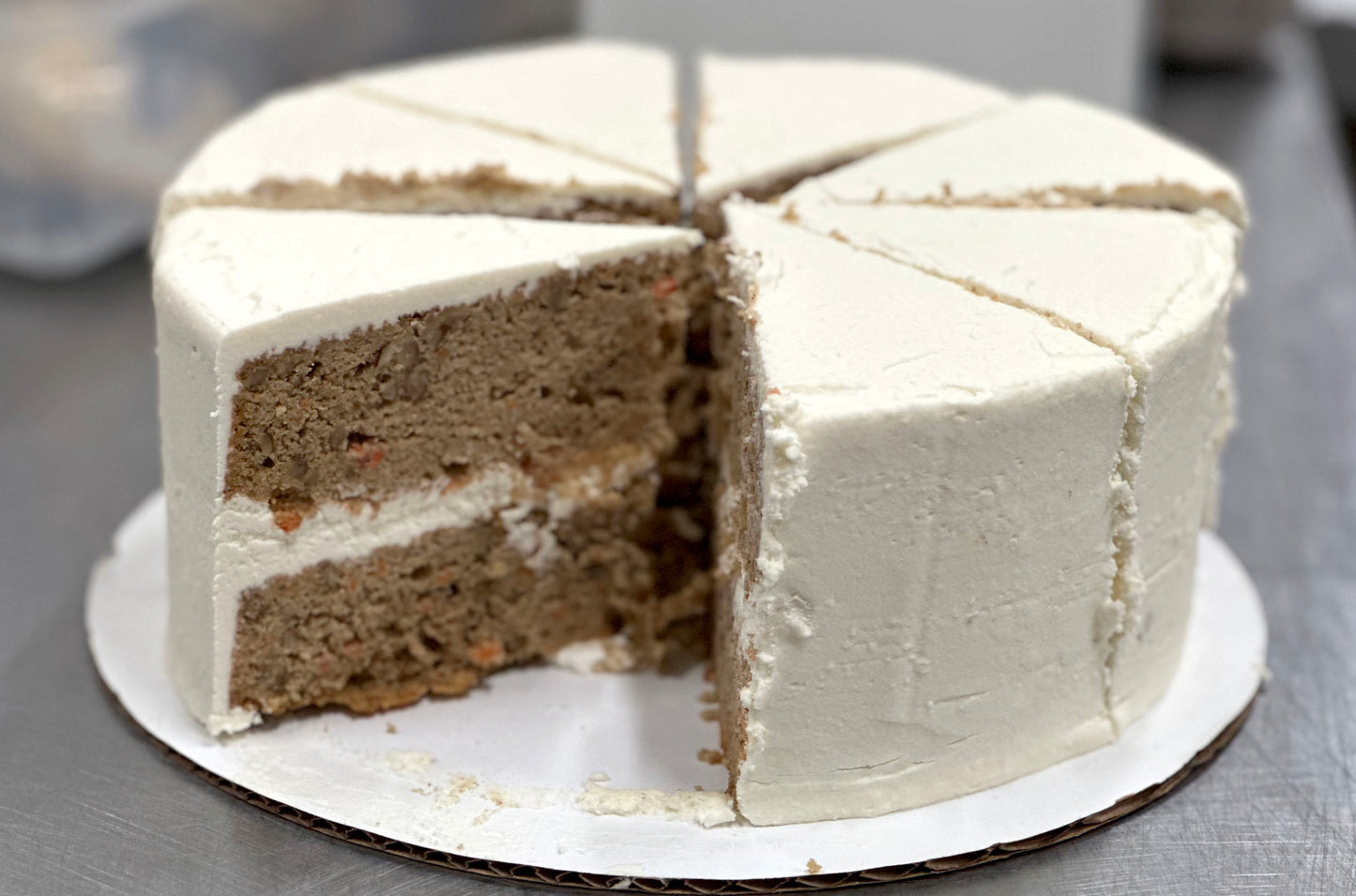 PICK UP ONLY - Carb Smart Carrot Cake, Slice or Whole Pie - Gluten Free, Sugar Free, Low Carb & Keto Approved