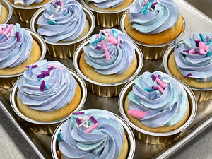 IN STORE ONLY - Keto Cupcakes - Funfetti Cake Batter Decorated Cupcake - Gluten Free, Sugar Free, Low Carb, Keto & Diabetic Friendly