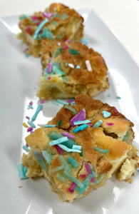 Keto Funfetti Cake Batter Cheesecake Crumble - Gluten Free, Sugar Free, Low Carb & Keto Approved