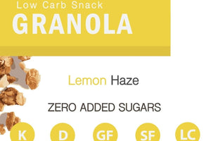 EKL Baked - Granola - Lemon Haze, Keto Granola - Gluten Free, Sugar Free, Low Carb & Keto Approved