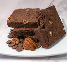 Load image into Gallery viewer, Keto Fudgy Brownies - Pecan Brownies - Gluten Free, Sugar Free, Low Carb &amp; Keto Approved

