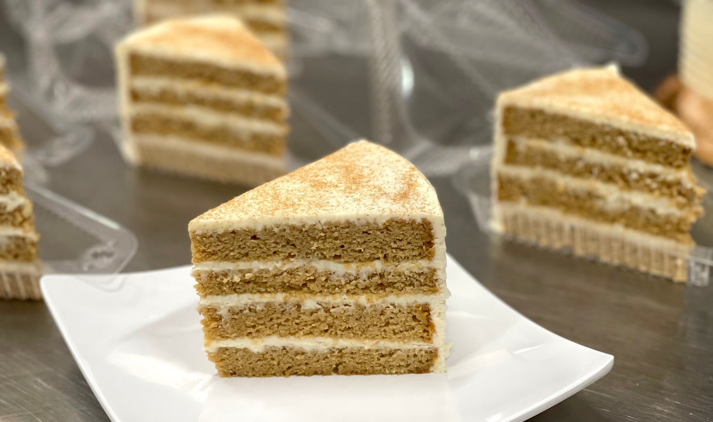 PICK UP ONLY - Carb Smart Pumpkin Cake, Slice or Whole Cake- Gluten Free, Sugar Free, Low Carb & Keto Approved (Copy)