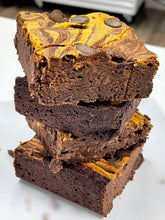 Load image into Gallery viewer, Keto Fudgy Brownies - Pumpkin Cheesecake Brownie - Gluten Free, Sugar Free, Low Carb &amp; Keto Approved
