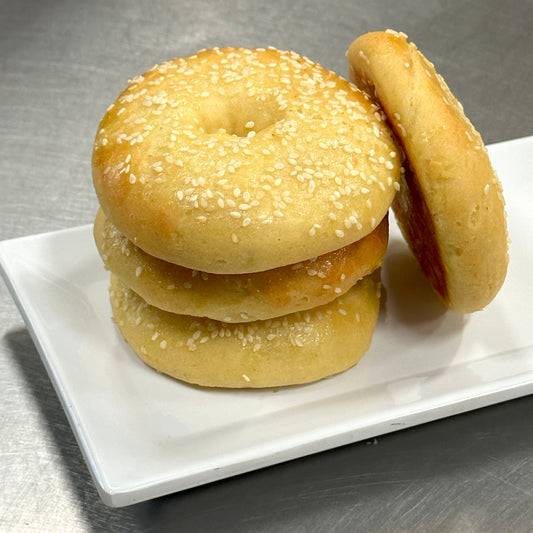 Keto Bagels- Sesame Seed - Gluten Free, Sugar Free, Low Carb, Keto Approved & Diabetic Friendly