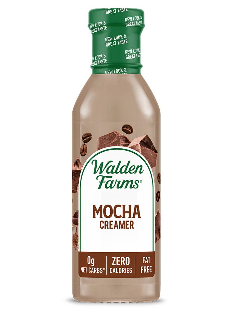 Walden Farms - Mocha Coffee Creamer - Gluten Free, Sugar Free, ZERO Carb, VEGAN & Keto Approved