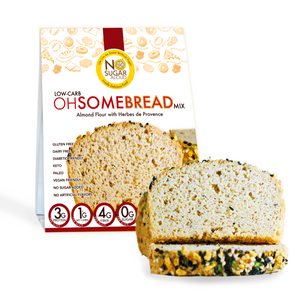 No Sugar Aloud - OHSOMEBREAD MIX - Herbs de Provence - (Keto, Sugar Free, Low Carb, Vegan, Paleo, Dairy Free & Gluten Free)