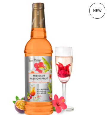 Skinny Mixes - Hibiscus Passion Fruit - Flavor Infusion - 0 Calories, 0 Sugar, 0 Carbs & Keto Approved