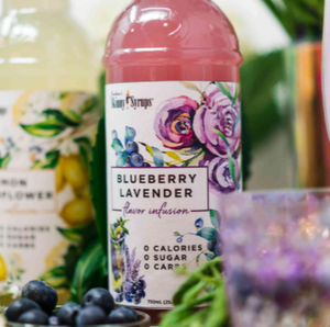 Skinny Mixes - Blueberry Lavender - Flavor Infusion - 0 Calories, 0 Sugar, 0 Carbs & Keto Approved