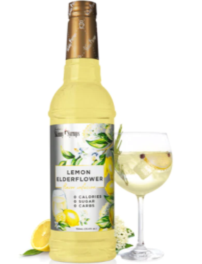 Skinny Mixes - Lemon Elderflower - Flavor Infusion - 0 Calories, 0 Sugar, 0 Carbs & Keto Approved