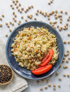 Natural Heaven - Ready Meal, Mediterranean Keto Bowl - Keto, Gluten Free, Vegan, Low Carb, Paleo, Plant Based, Sugar Free
