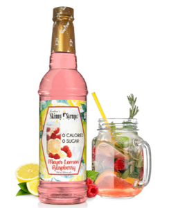 Skinny Mixes - Meyer Lemon Raspberry Syrup - 0 Calories, 0 Sugar, 0 Carbs & Keto Approved