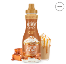 Load image into Gallery viewer, Skinny Mixes - Salted Caramel Sauce - 0 Calories, 0 Sugar, 0 Carbs &amp; Keto Approved
