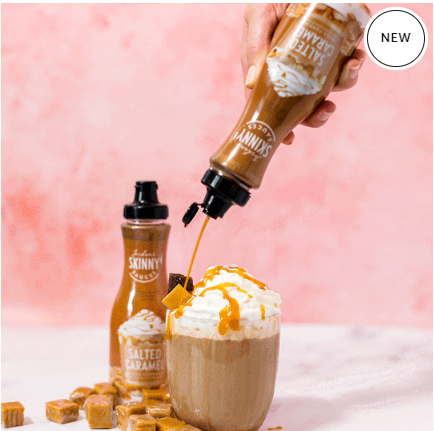 Skinny Mixes - Salted Caramel Sauce - 0 Calories, 0 Sugar, 0 Carbs & Keto Approved