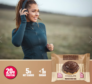 Legendary Foods - Chocolate | Protein Sweet Roll - Gluten Free, Sugar Free, Low Carb & Keto Approved