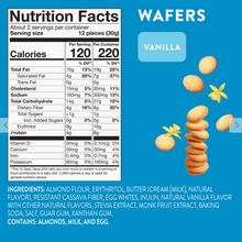 Load image into Gallery viewer, HighKey - Wafers: Vanilla (2oz) - Keto Wafer - Gluten Free, Sugar Free, Low Carb &amp; Keto Approved
