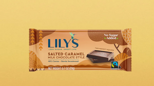 Lily's Sweet - Milk Chocolate Filled Salted Caramel - (0.7 oz) - Sugar Free, Gluten Free, Low Carb & Keto Approved
