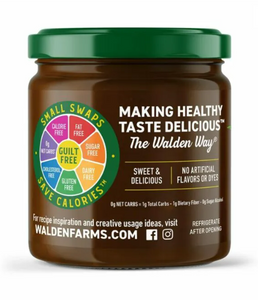 Walden Farms - Chocolate Dessert Spread - Gluten Free, Sugar Free, ZERO Carb, VEGAN & Keto Approved