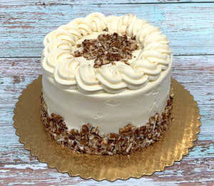 IN STORE ONLY - Keto 6" Carrot Cake - Decorated Carrot Cake - Gluten Free, Sugar Free, Low Carb, Keto & Diabetic Friendly