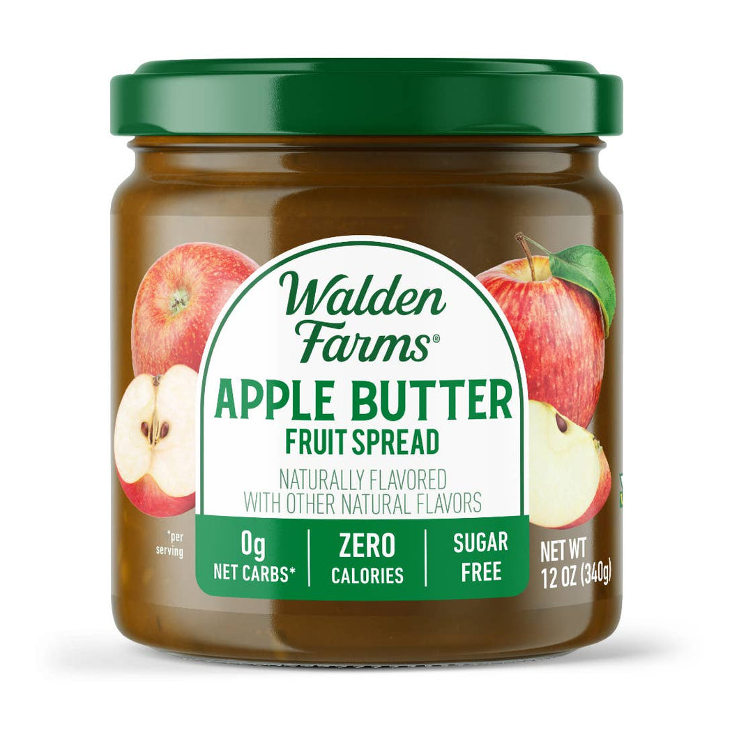 Walden Farms - Apple Butter Fruit Spread - Gluten Free, Sugar Free, ZERO Carb, VEGAN & Keto Approved