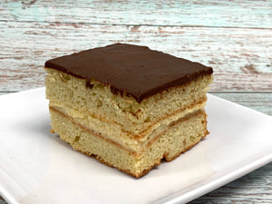 Keto Boston Creme Pie - By the Slice - Gluten Free, Sugar Free, Low Carb & Keto Approved