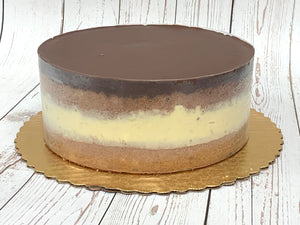 IN STORE ONLY - Keto Boston Creme Pie - 8" Cake - Gluten Free, Sugar Free, Low Carb & Keto Approved