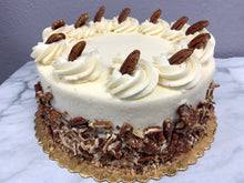 Load image into Gallery viewer, IN STORE ONLY - Keto 8&quot; Carrot Cake - Decadent decorated Carrot Cake - Gluten Free, Sugar Free, Low Carb &amp; Keto Approved
