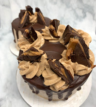 Load image into Gallery viewer, IN STORE ONLY - Keto 4&quot; Mini Cakes - Chocolate - Chocolate &amp; Peanut Butter Explosion - Gluten Free, Sugar Free, Keto Approved
