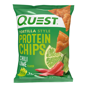 Quest Nutrition - Tortilla Style Protein Chips - Chili Lime - High Protein, Low Carb, Keto Friendly
