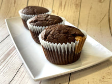Load image into Gallery viewer, Keto Chocolate Peanut Butter Stuffed Muffin  - Gluten Free, Sugar Free, Low Carb &amp; Keto Approved
