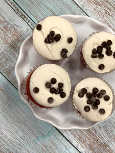 IN STORE ONLY - Keto / Dairy Free Cupcakes - Decorated Cupcake with DF Cream Cheese Frosting