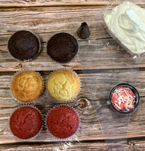 Load image into Gallery viewer, DIY Keto Cupcake Kit - Do It Yourself Cupcake Kit - Gluten Free, Sugar Free, Low Carb, Keto Approved
