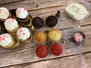 DIY Keto Cupcake Kit - Do It Yourself Cupcake Kit - Gluten Free, Sugar Free, Low Carb, Keto Approved