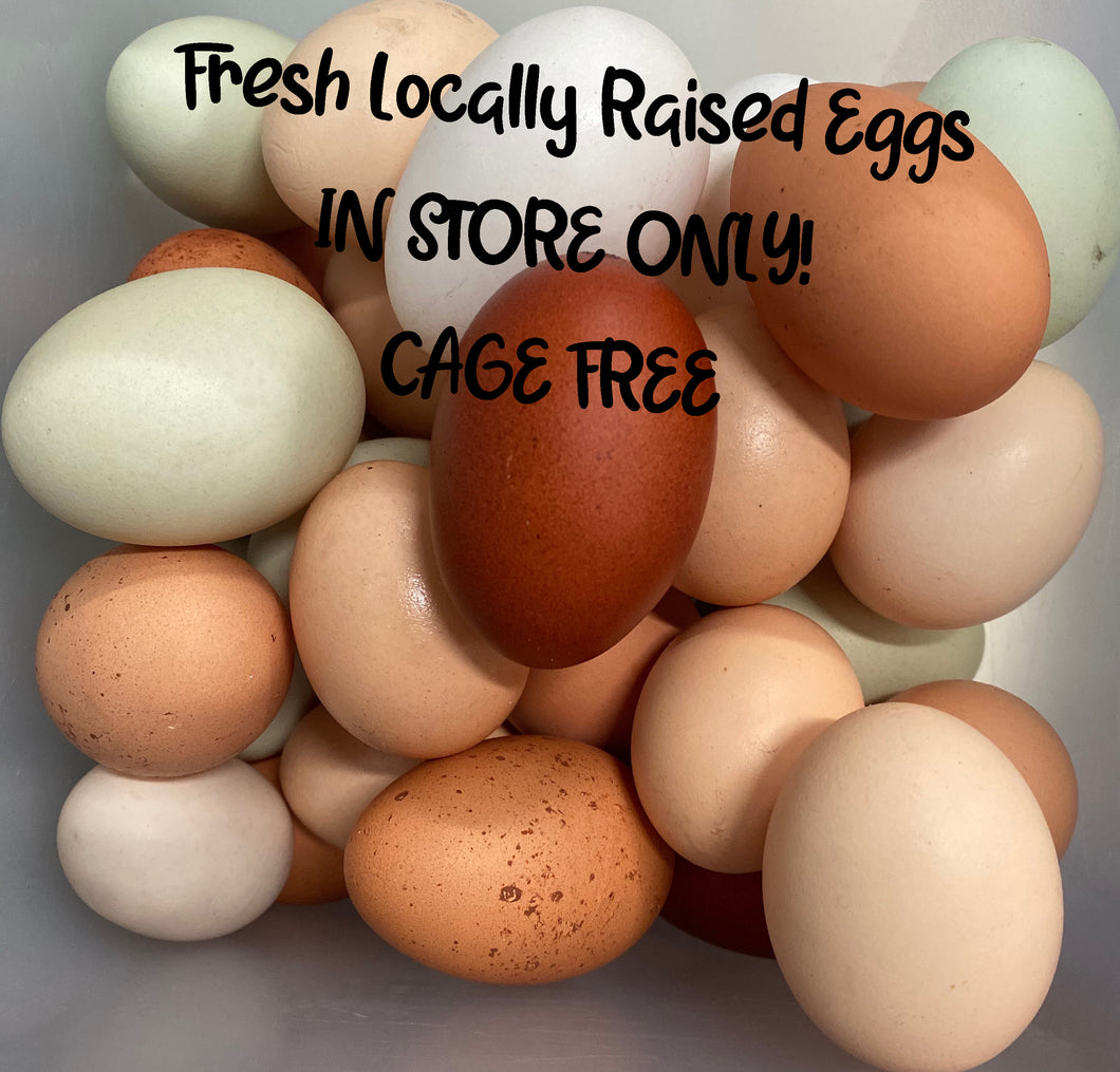 In Store ONLY - Cage Free Eggs - Dozen Fresh Eggs