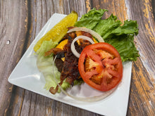 Load image into Gallery viewer, IN STORE ONLY - Keto Cheeseburger Lettuce Wrap - Gluten Free, Sugar Free, Low Carb, High Protein
