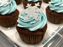 Load image into Gallery viewer, IN STORE ONLY - Keto Cupcakes - Chocolate Decorated Cupcake - Gluten Free, Sugar Free, Low Carb &amp; Keto Approved

