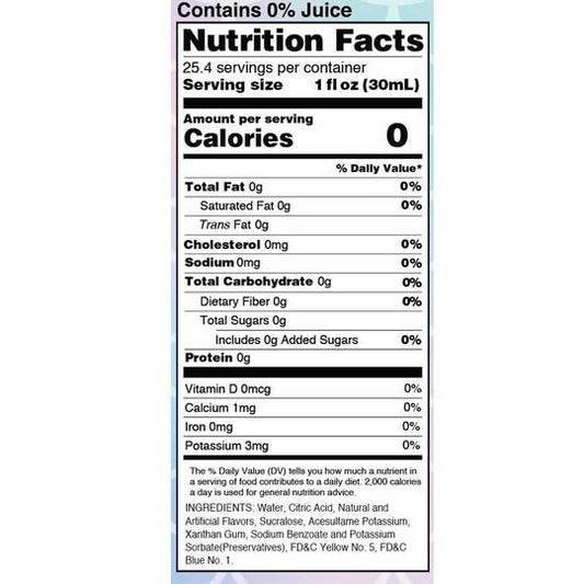 Skinny Mixes - Mermaid - 0 Calories, 0 Sugar, 0 Carbs & Keto Approved