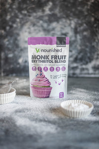 Monk Fruit & Erythritol Blend Sweetener - SoNourished Powdered Monk Fruit + Erythritol Sweetener