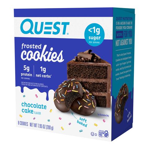 Quest Nutrition - Frosted Cookies, Chocolate Cake - Gluten Free, High Protein, Low Carb, Sugar Free