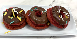 Keto Red Velvet Doughnuts - Keto Donuts - Gluten Free, Sugar Free, Low Carb & Keto Approved