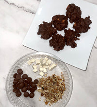 Load image into Gallery viewer, Keto Rocky Road Nut Clusters - Marshmallow, Pecans &amp; Chocolate Nut Cluster - Gluten Free, Sugar Free, Low Carb &amp; Keto Approved

