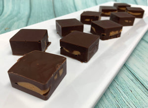Keto Peanut Butter Chocolate Squares (Peanut Butter Cups) - Gluten-Free, Sugar-Free, Low Carb & Keto Approved