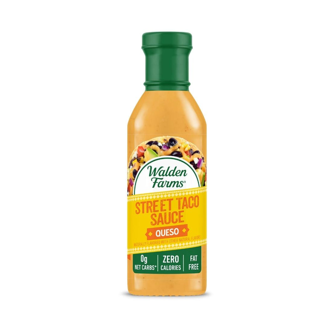 Walden Farms - Street Taco Sauce - Queso - Gluten Free, Sugar Free, ZERO Carb, VEGAN & Keto Approved