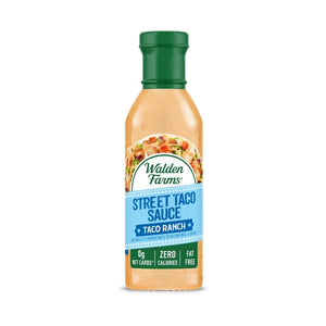 Walden Farms - Street Taco Sauce - Taco Ranch - Gluten Free, Sugar Free, ZERO Carb, VEGAN & Keto Approved