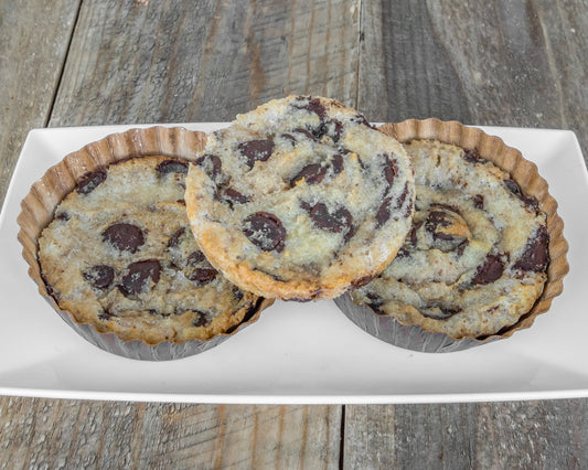 Keto Browned Butter Chocolate Chip Cookies - Gluten Free, Sugar Free, Low Carb & Keto Approved