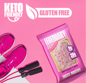 Legendary Foods - Birthday Cake | Protein Pastry - Gluten Free, Sugar Free, Low Carb & Keto Approved