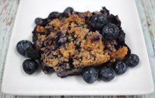 Load image into Gallery viewer, Keto Blueberry Cobbler Crumble - VEGAN, Gluten Free, Sugar Free, Low Carb &amp; Keto Approved
